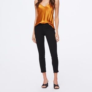 PAIGE Vertugo Crop Black Jeans